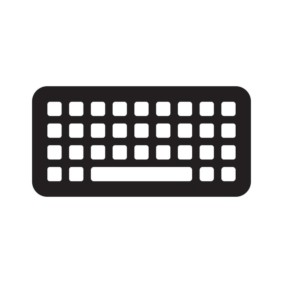 toetsenbord icoon vector