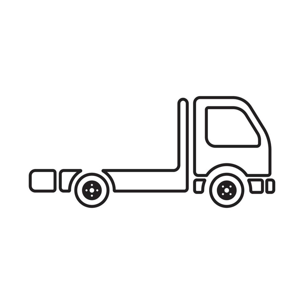 vrachtwagen pictogram vector