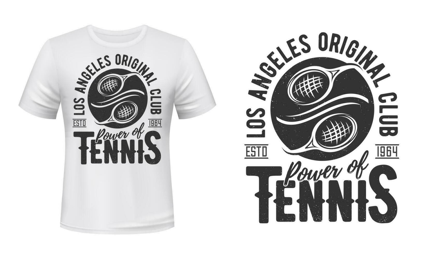 tennis t-shirt afdrukken model, sport club team vector