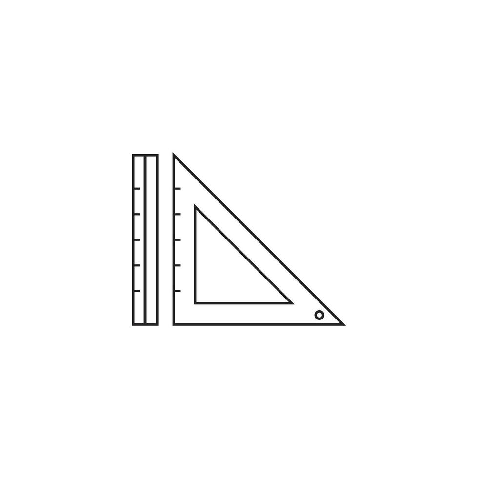 liniaal vector pictogram