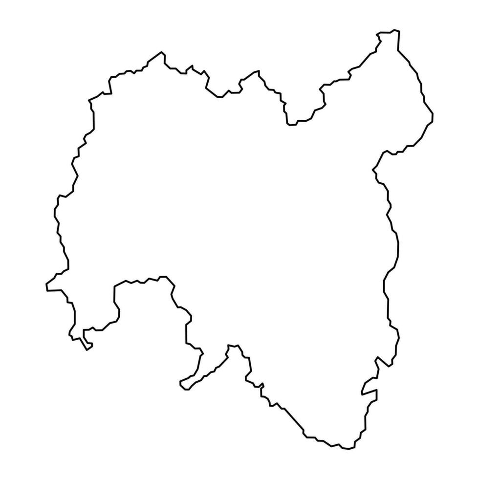 tolna provincie kaart, administratief wijk van Hongarije. vector illustratie.