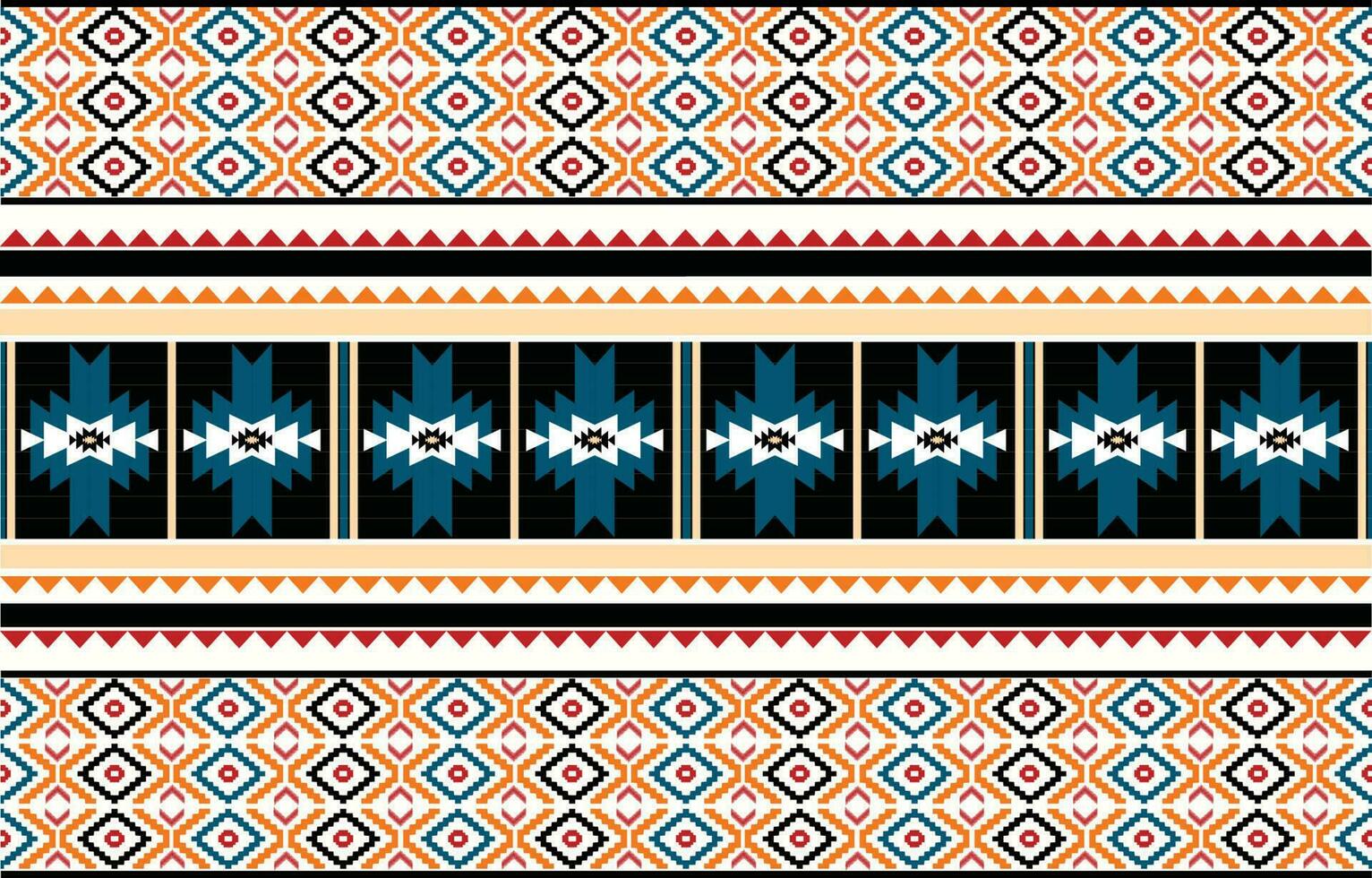 meetkundig etnisch patronen. Amerikaans, afrikaans,westers, azteeks, motief gestreept, en Boheems patroon stijlen. ontworpen voor achtergrond, behang, afdrukken, tapijt, inpakken, tegel, salong, batik.vector illustratie vector