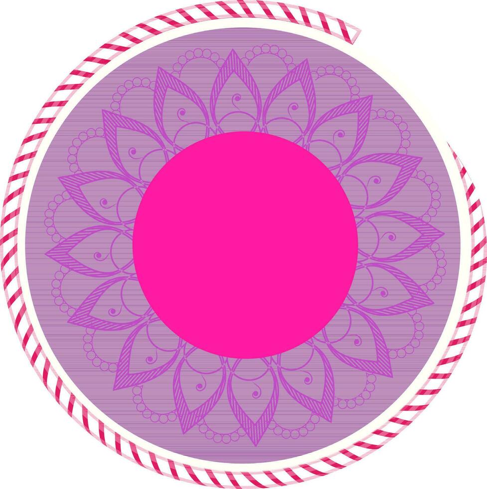 chakra voetzoeker in Purper kleur vector