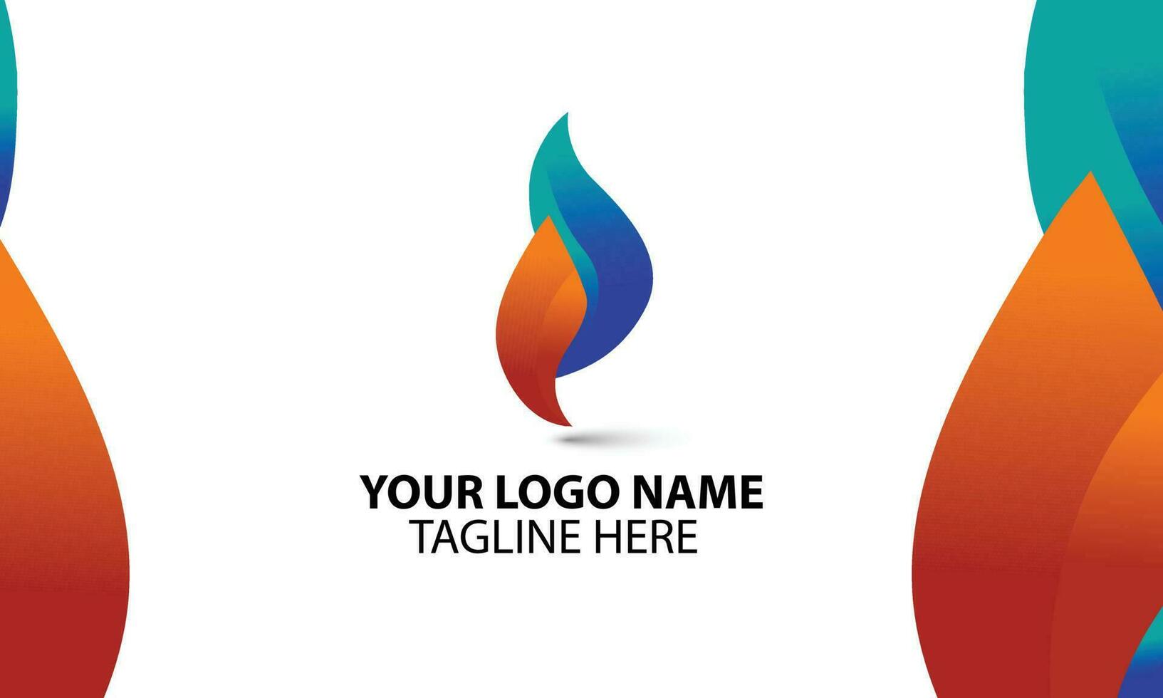 een logo dat is rood en blauw digitaal bedrijf logo ontwerp vector