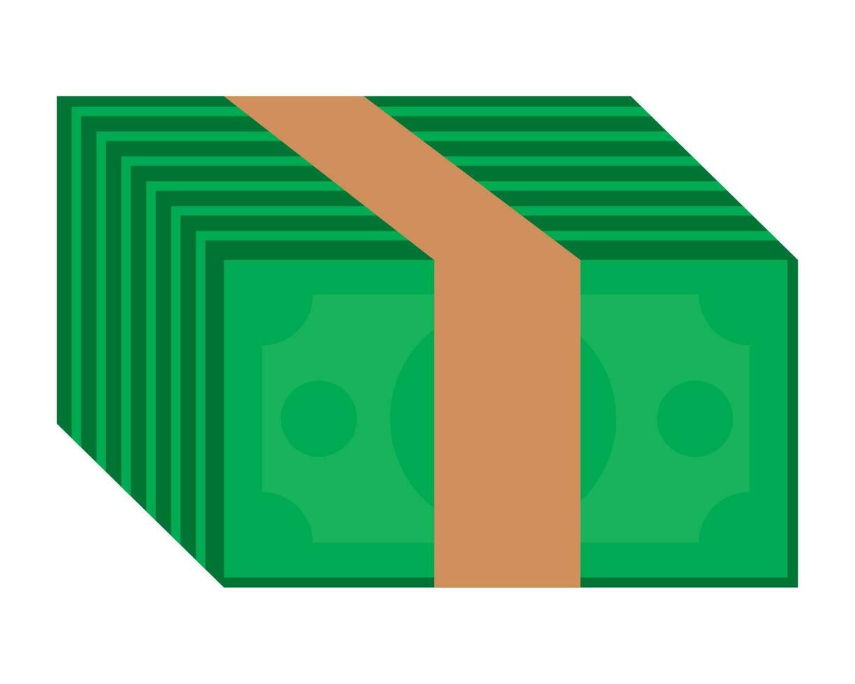 geld bankbiljetten icoon vector ontwerp