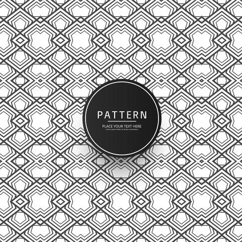 Naadloze geometrische creatieve patroon ontwerp vector