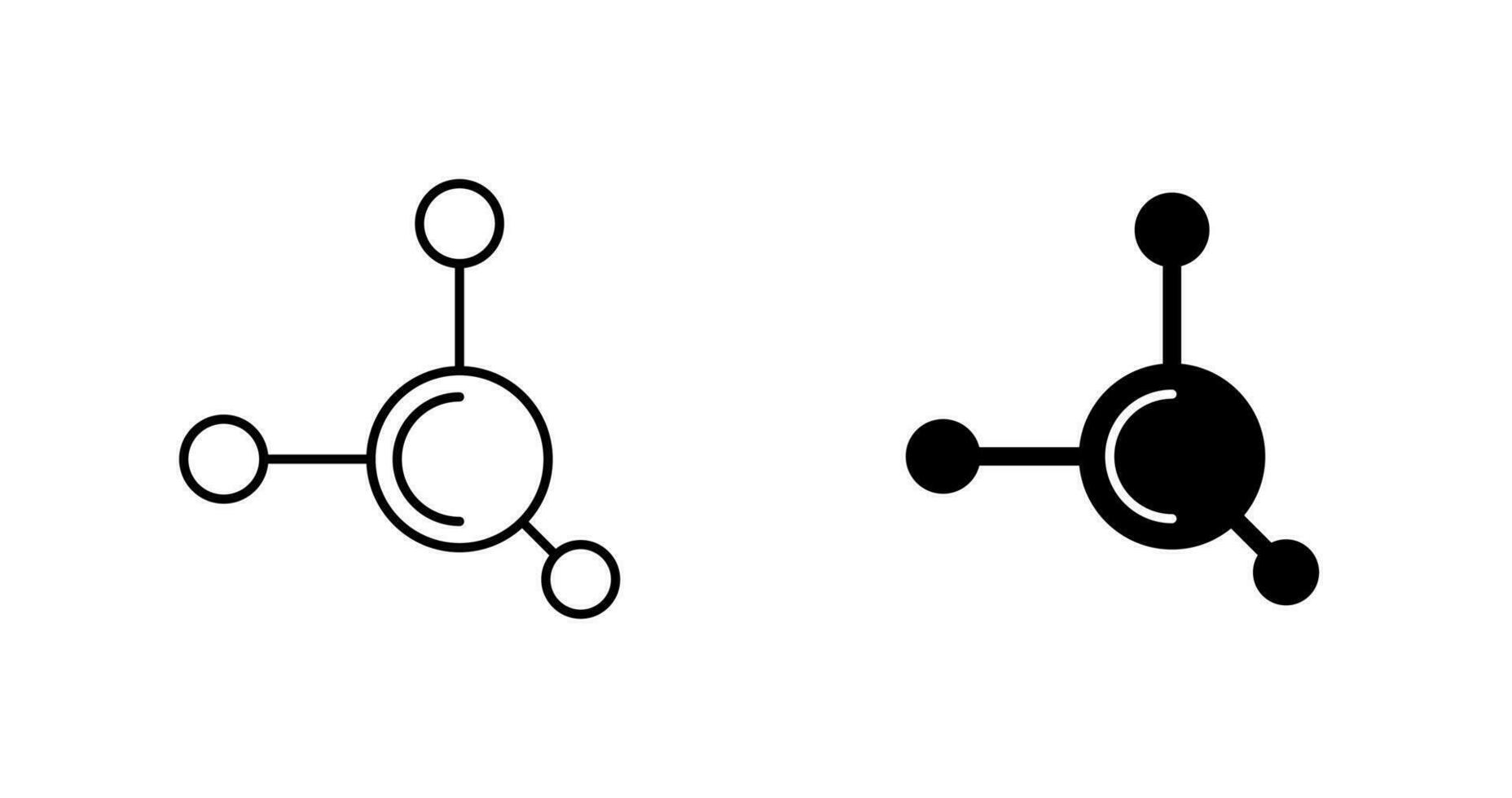 molecuul vector pictogram