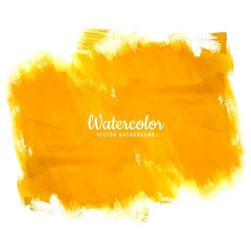 moderne gele aquarel achtergrond vector