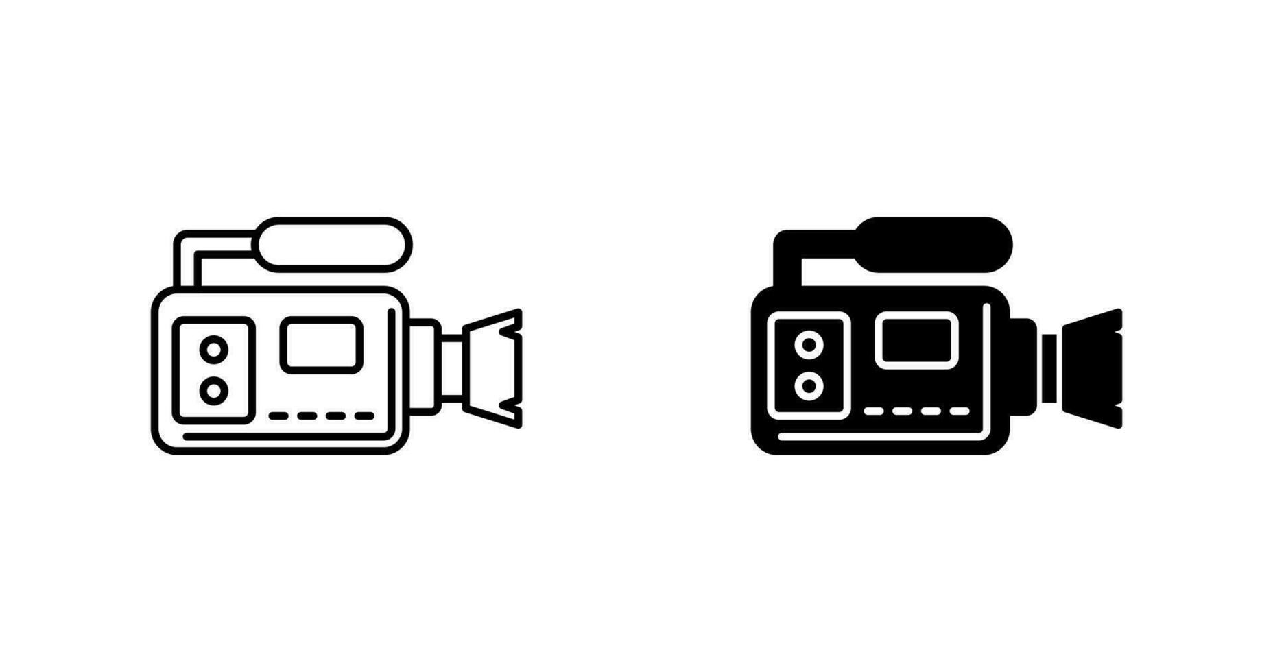 videocamera vector pictogram