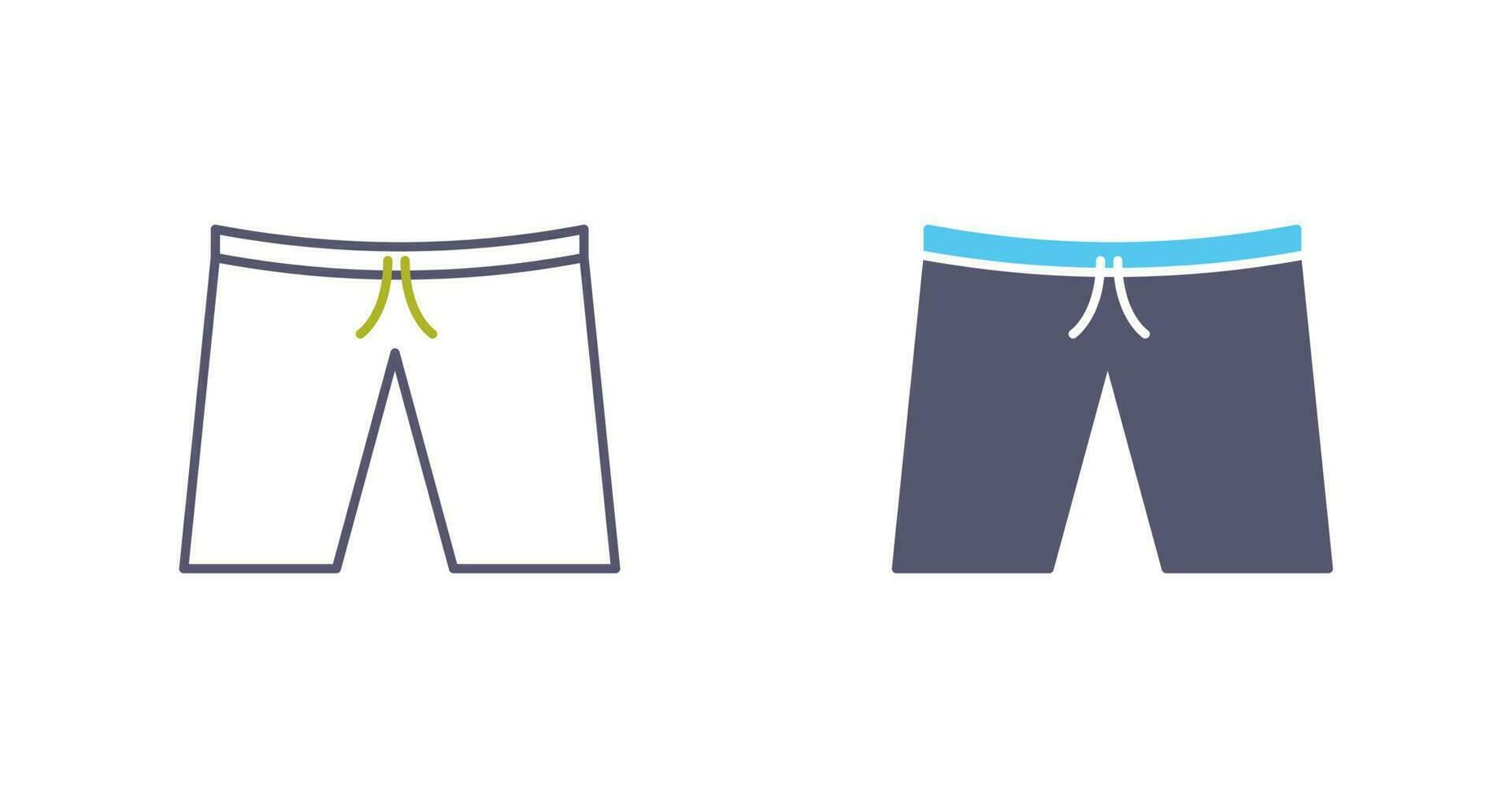 korte broek vector pictogram