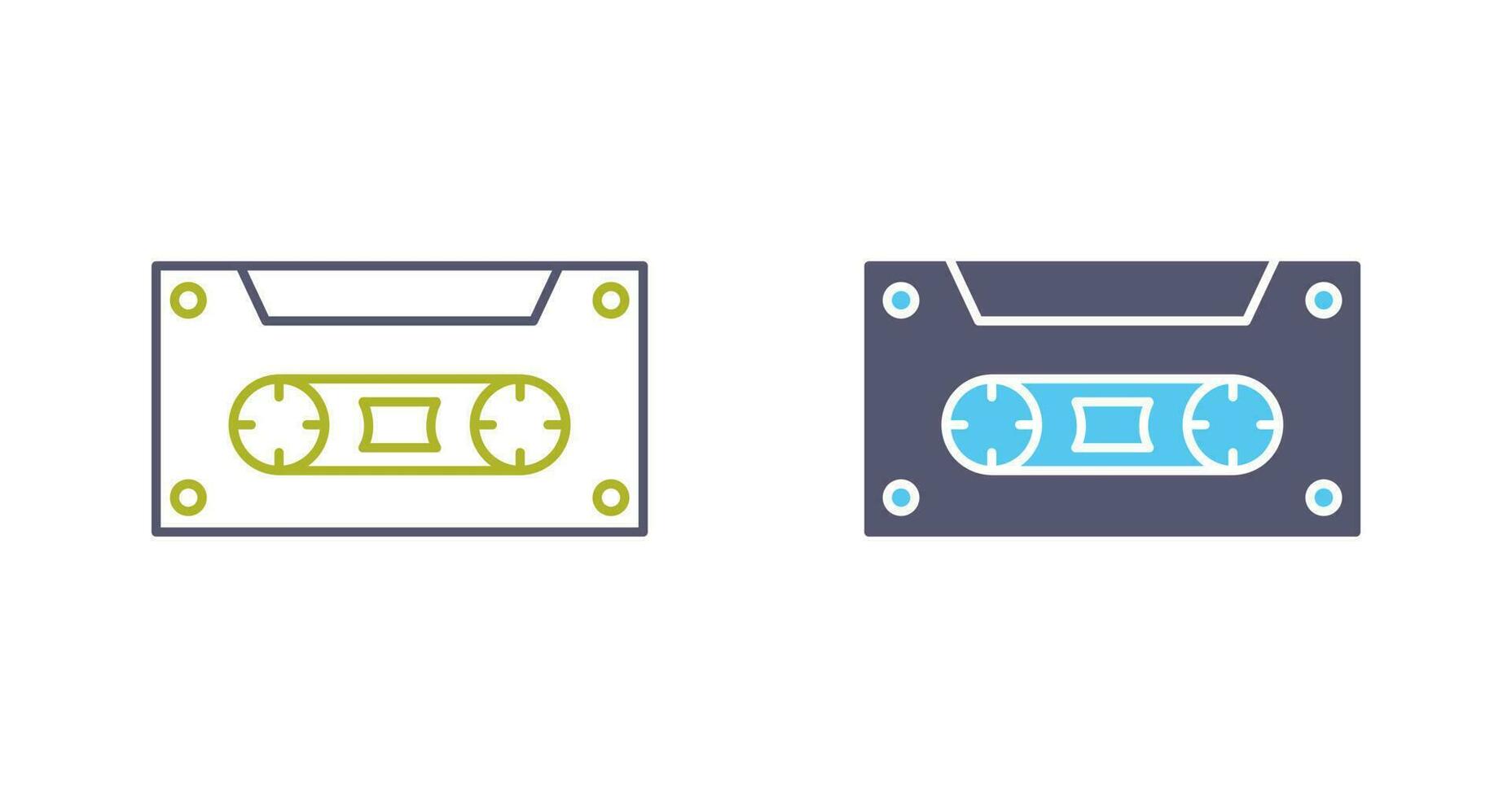 casette vector icoon