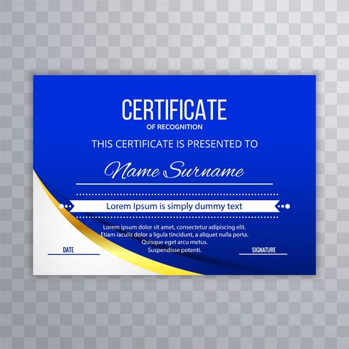 Certificaat Premium sjabloon awards diploma illustratie vector