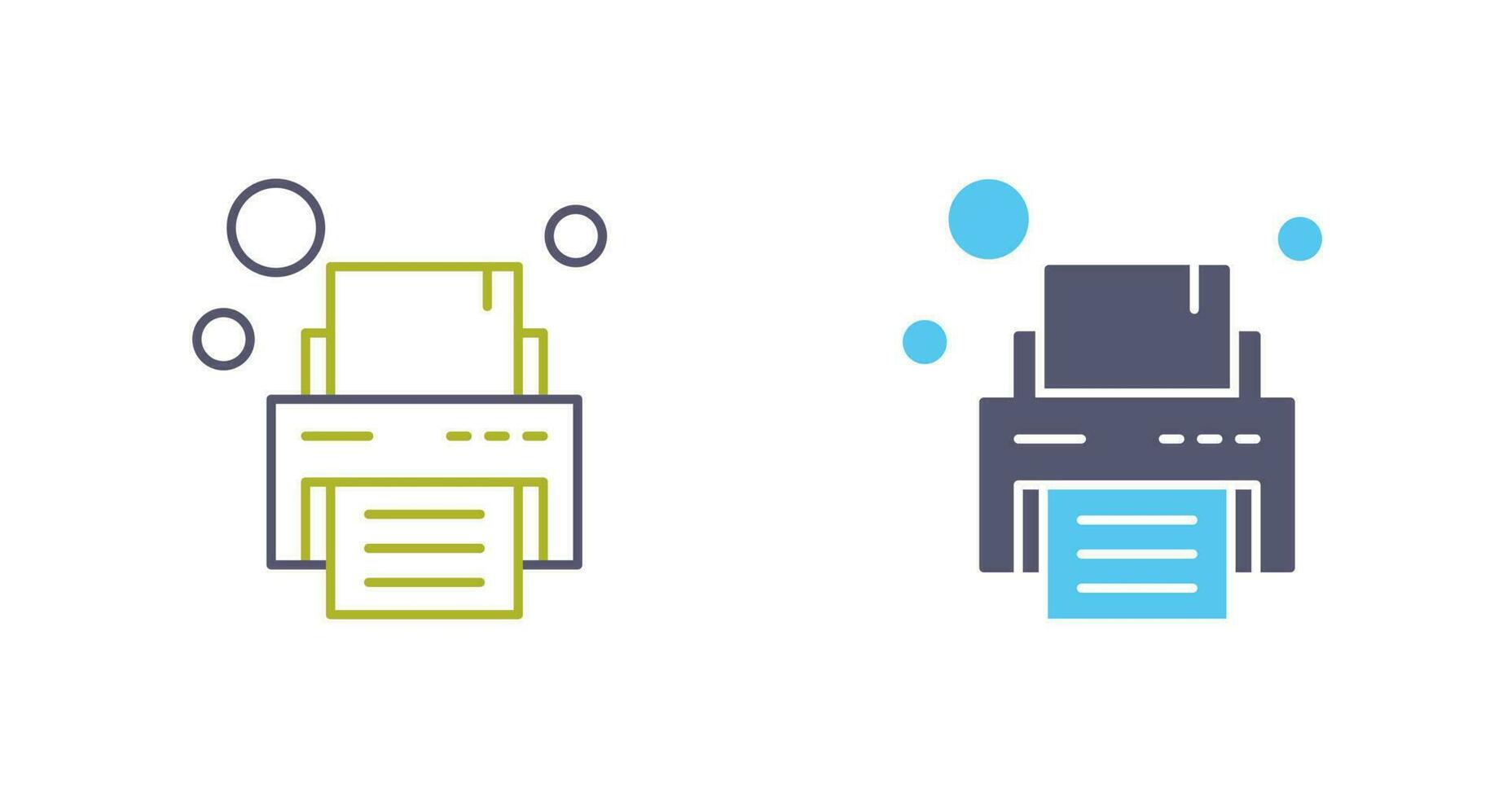 printer vector pictogram