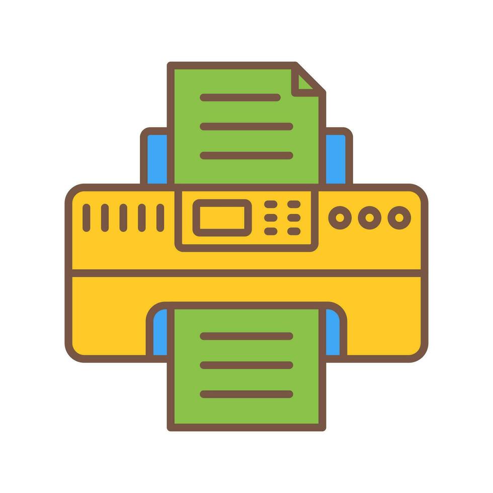 printer vector pictogram