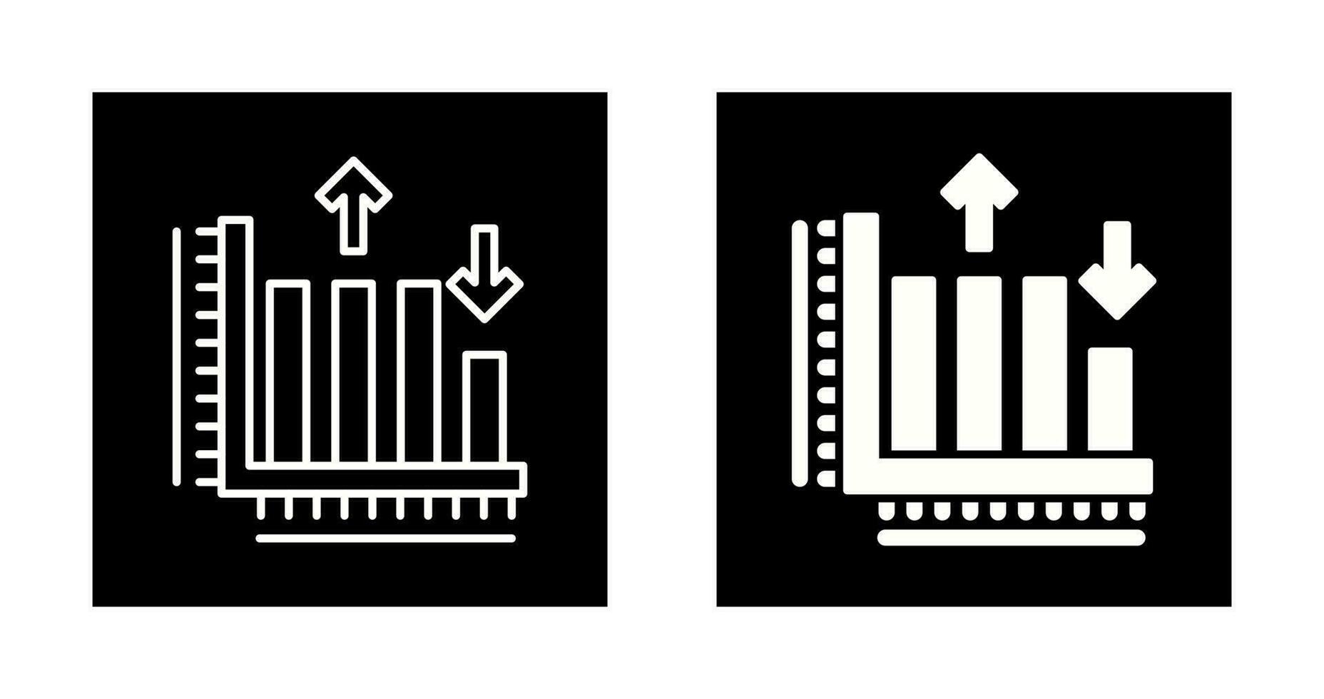 bar diagram vector icoon