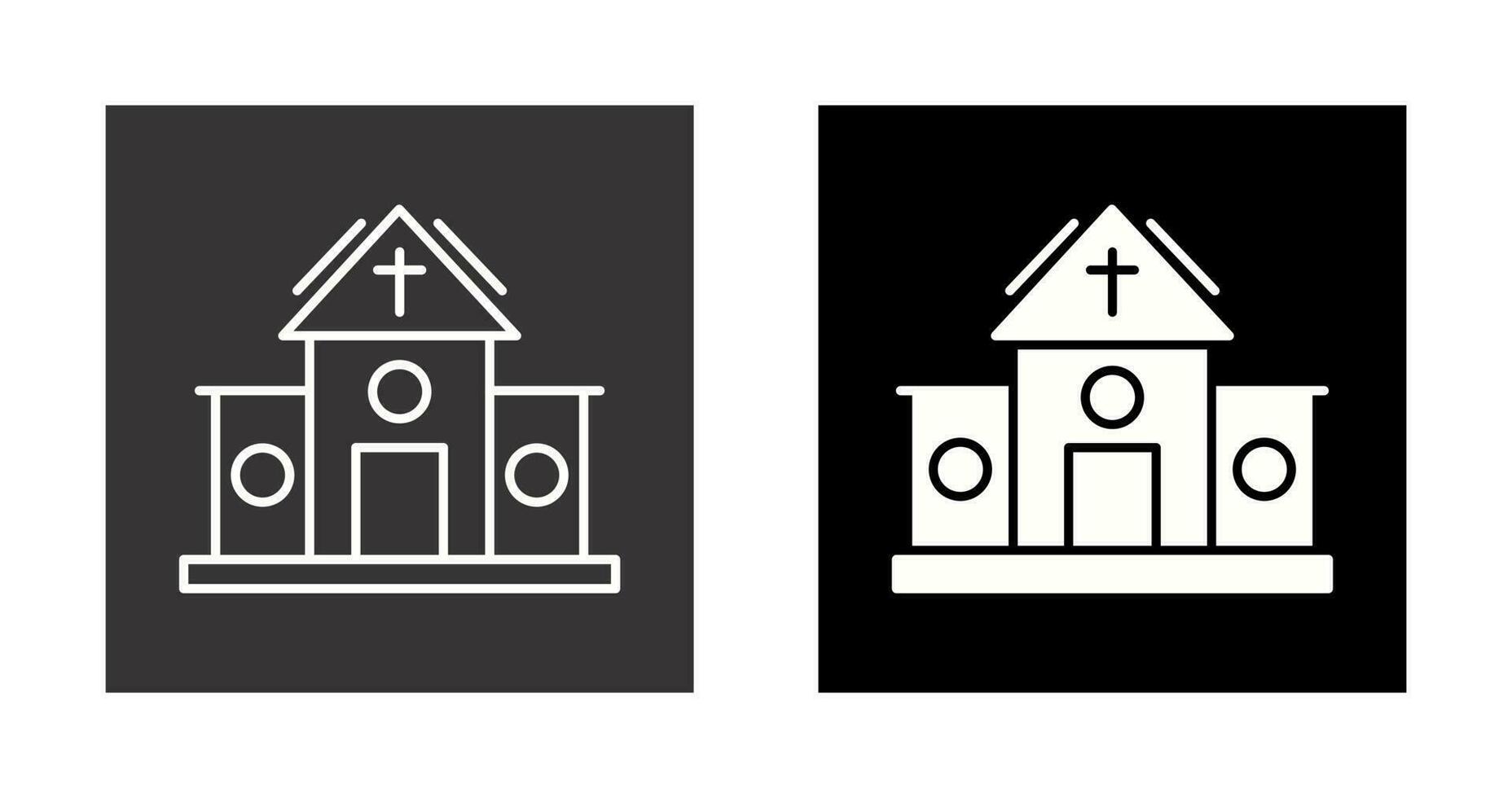 kerk vector pictogram