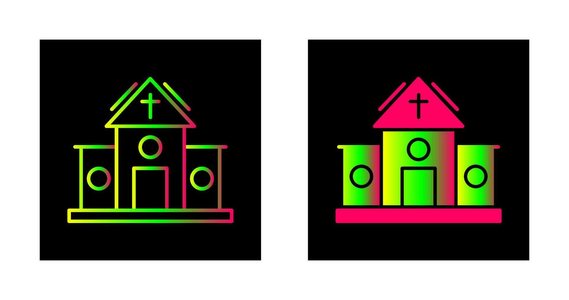 kerk vector pictogram