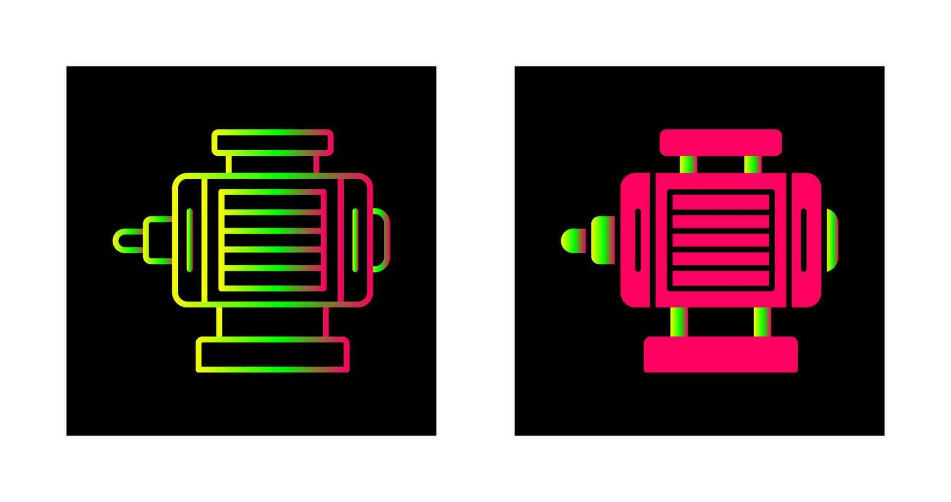 elektrisch motor vector icoon