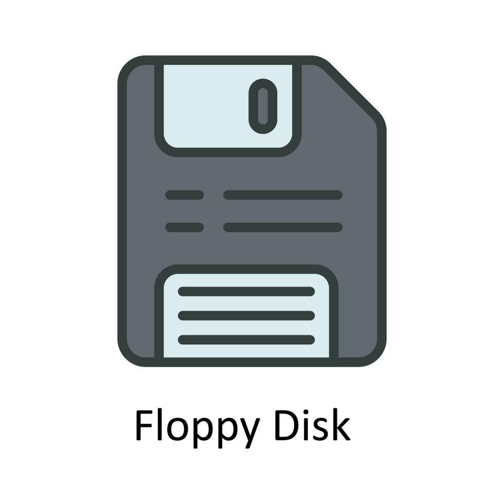floppy schijf vector vullen schets icoon ontwerp illustratie. gebruiker koppel symbool Aan wit achtergrond eps 10 het dossier