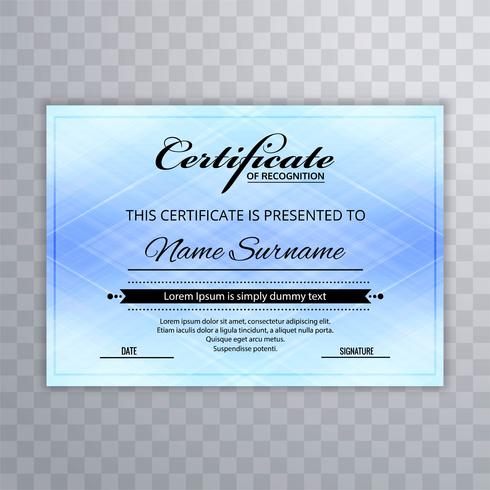 Certificaat Premium sjabloon awards diploma achtergrond vector