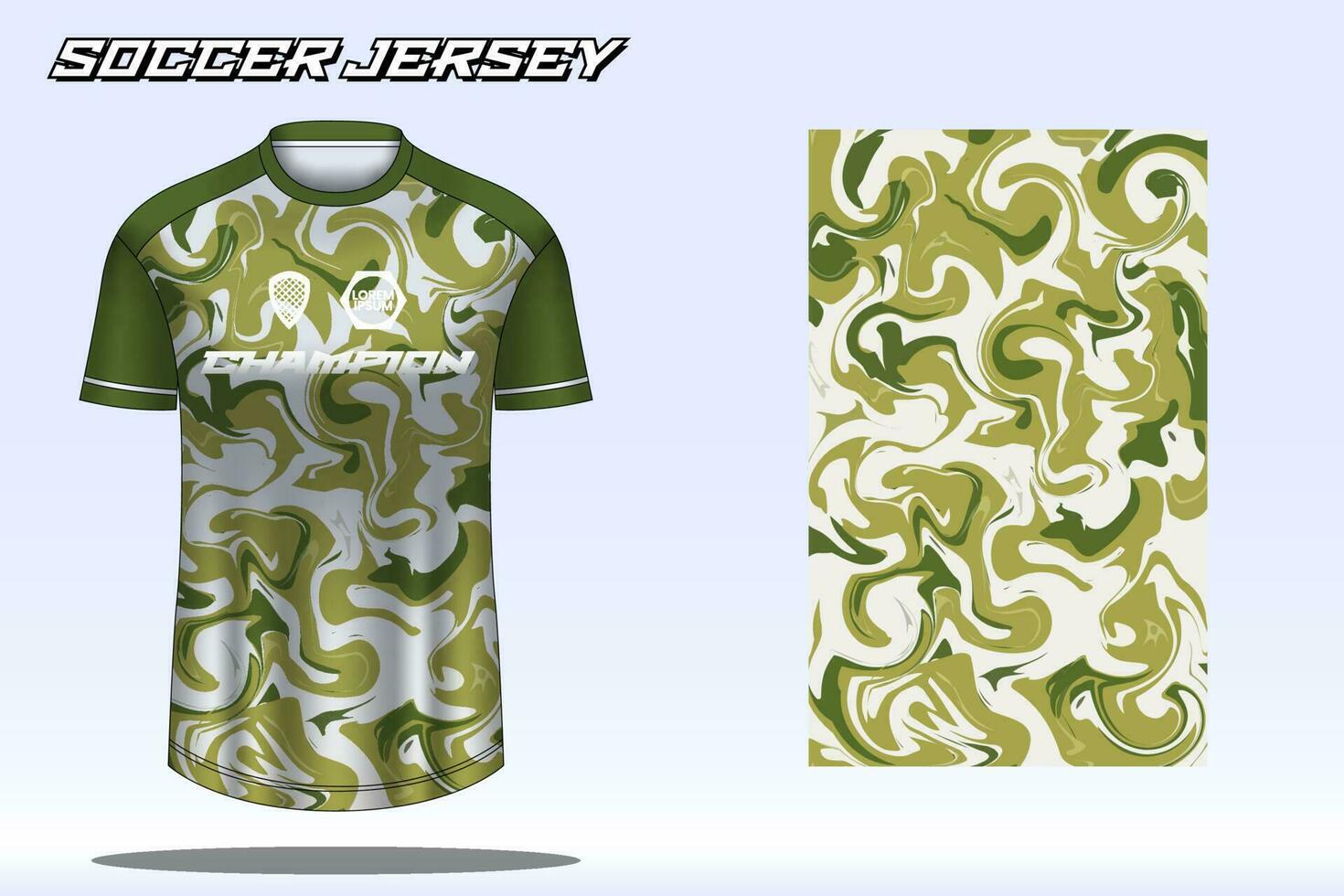 voetbal Jersey sport t-shirt ontwerp mockup voor Amerikaans voetbal club vector