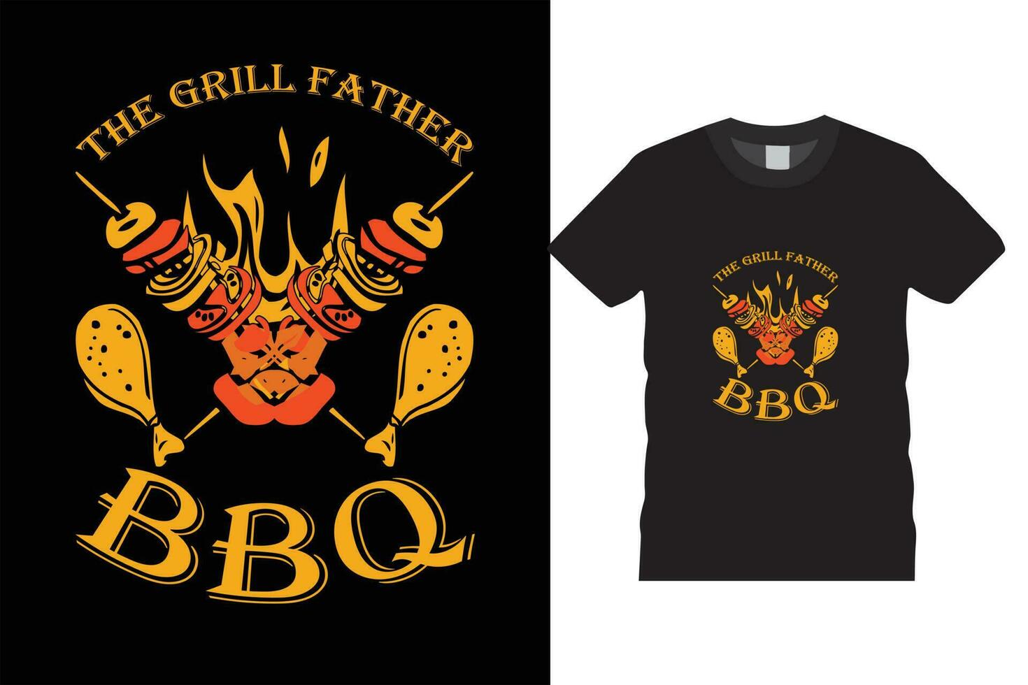 bbq vector tamplate