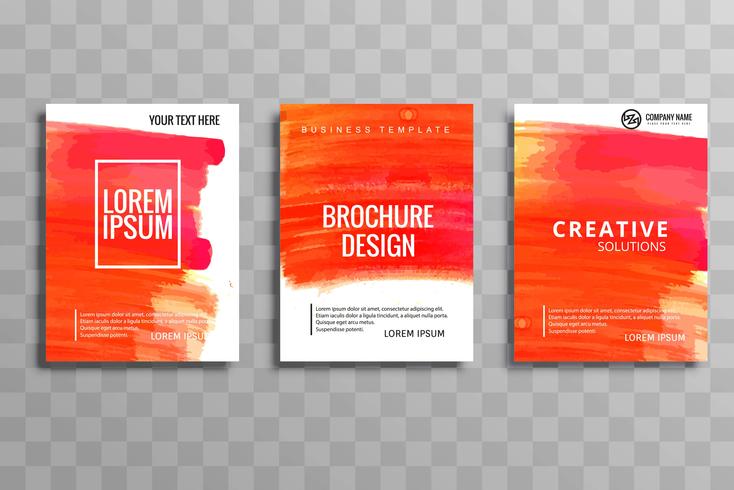 moderne zakelijke brochure set vector