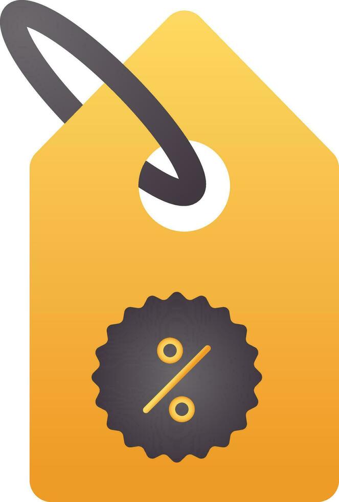 korting aanbod label icoon in gouden en grijs kleur. vector