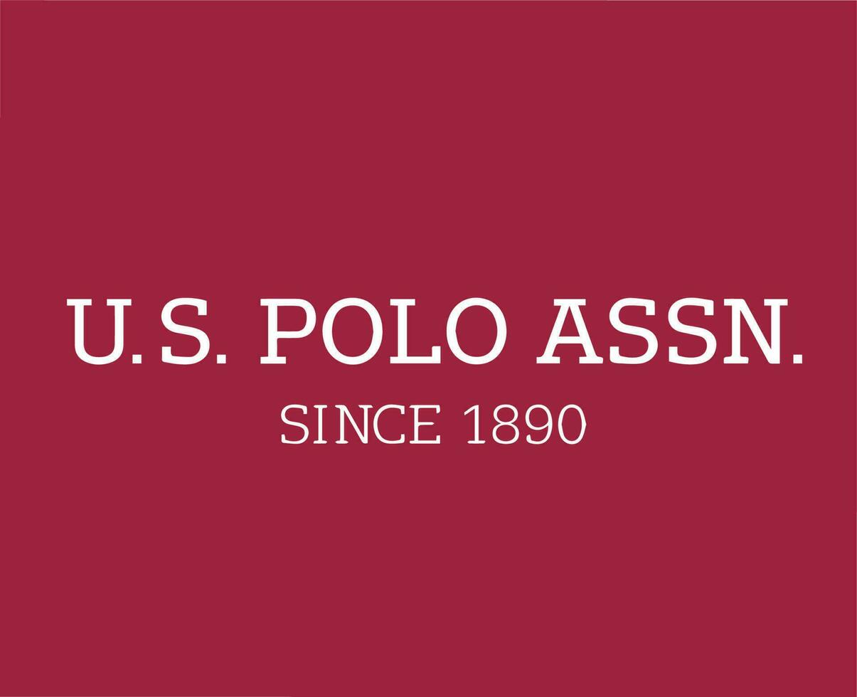 ons polo ass merk logo symbool naam wit kleren ontwerp icoon abstract vector illustratie met rood achtergrond