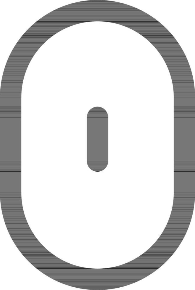 illustratie van computer muis icoon in lijn kunst. vector
