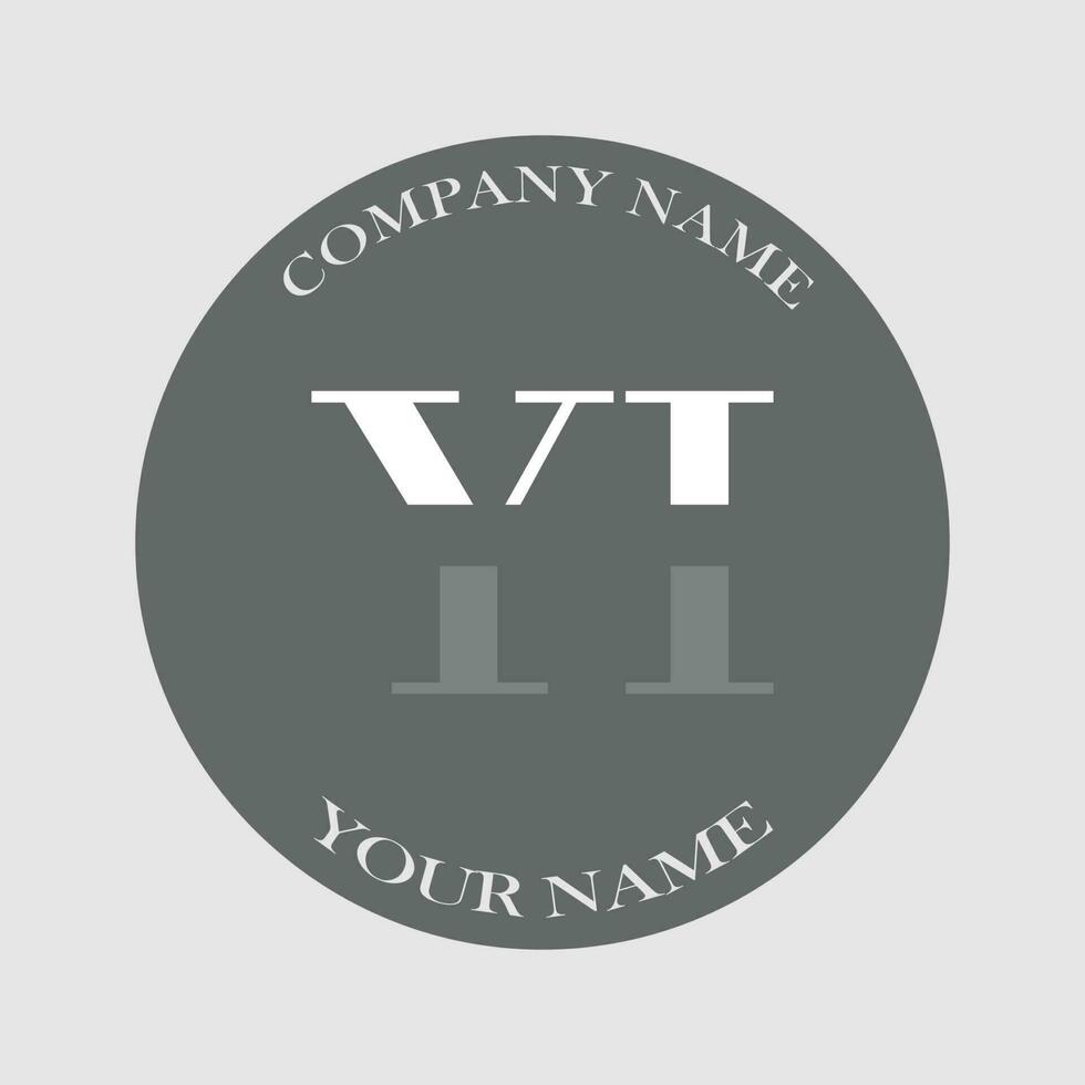 eerste yi logo brief monogram luxe hand- getrokken vector