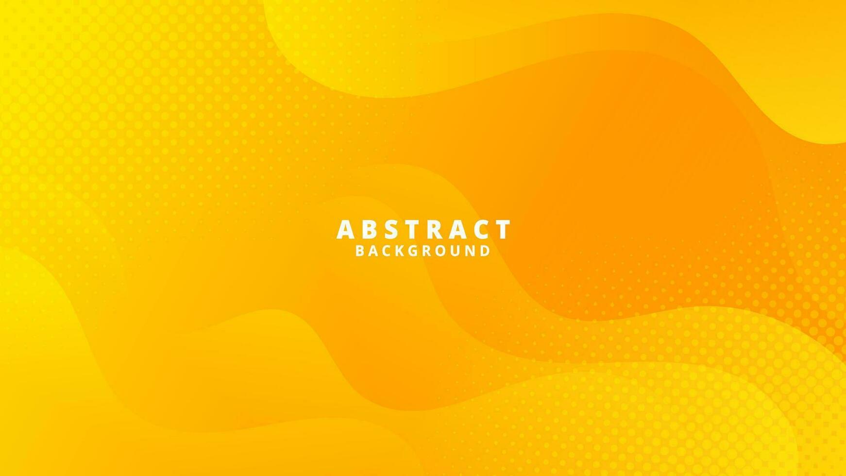 abstract helling geel vloeistof Golf achtergrond vector