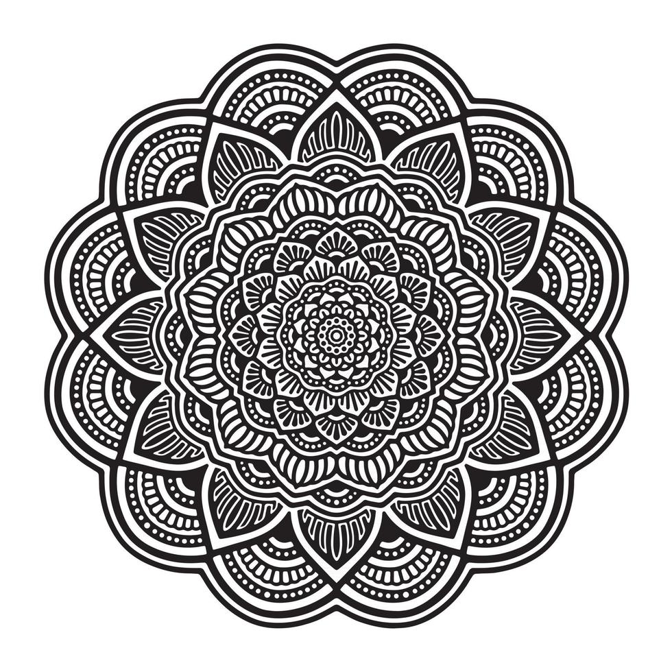 decoratieve mandala ontwerp vector