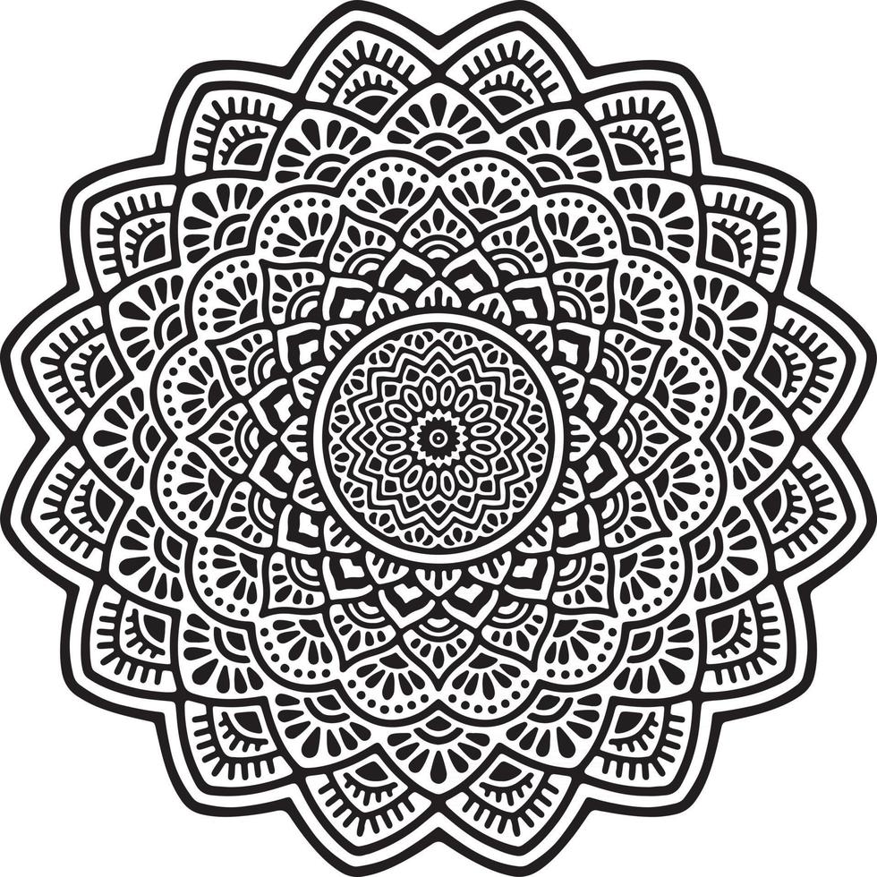 decoratieve mandala ontwerp vector