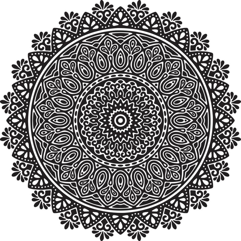 decoratieve mandala ontwerp vector