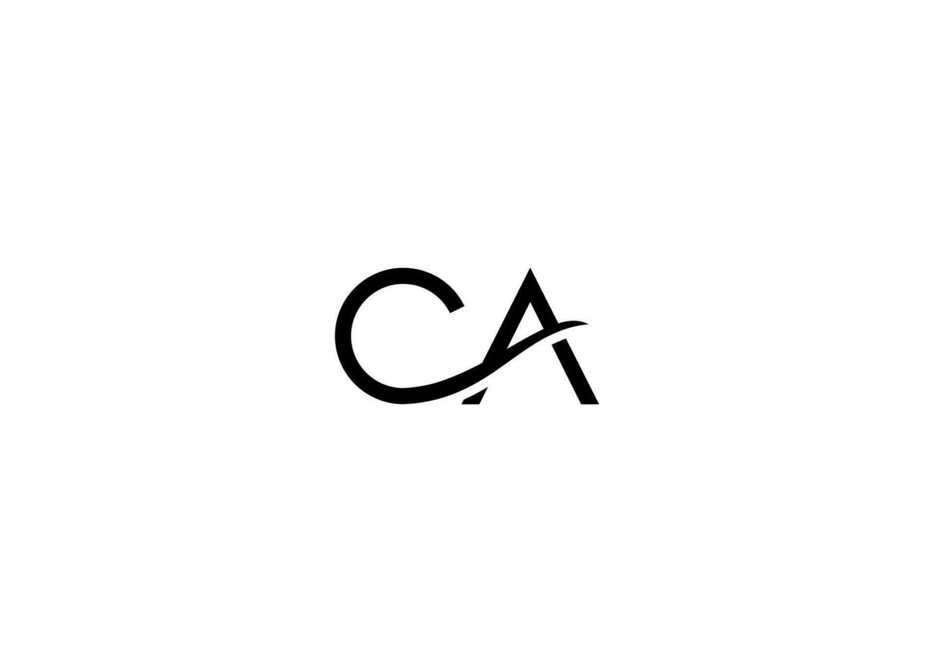 ca eerste creatief modern logo ontwerp vector icoon sjabloon