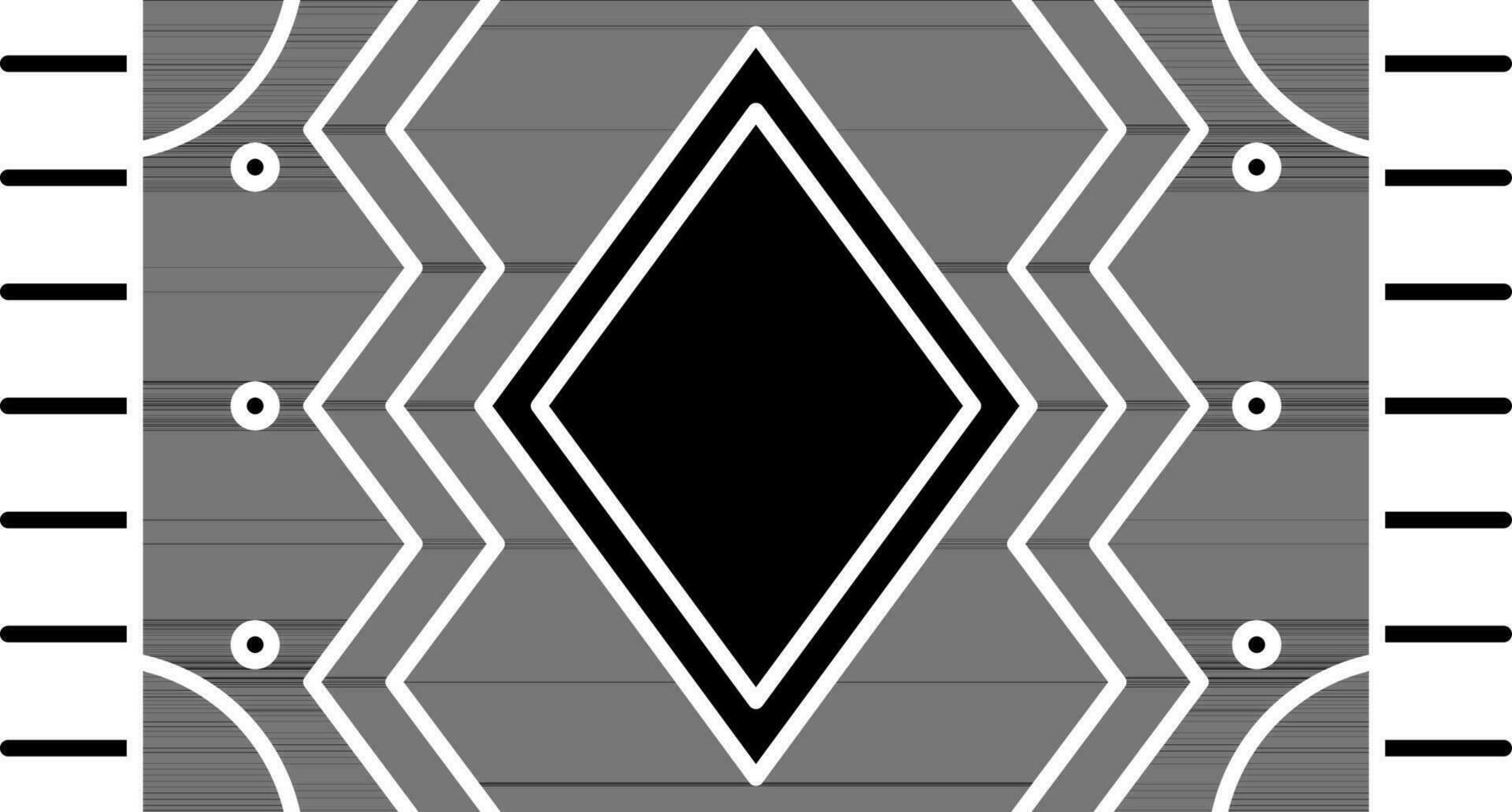 zwart en wit tapijt icoon in vlak stijl. vector