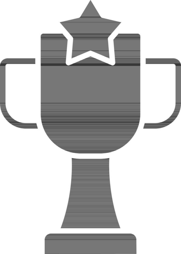 trofee icoon in glyph stijl. vector