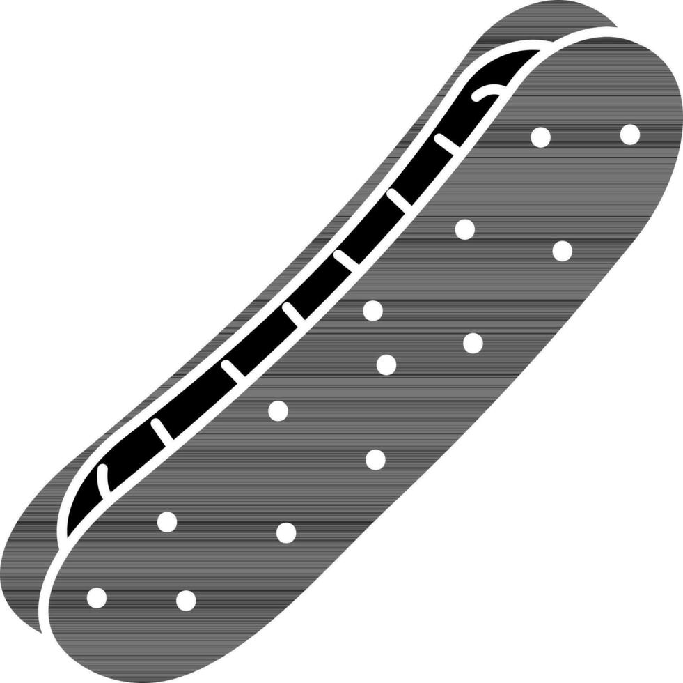 hotdog icoon glyph vector