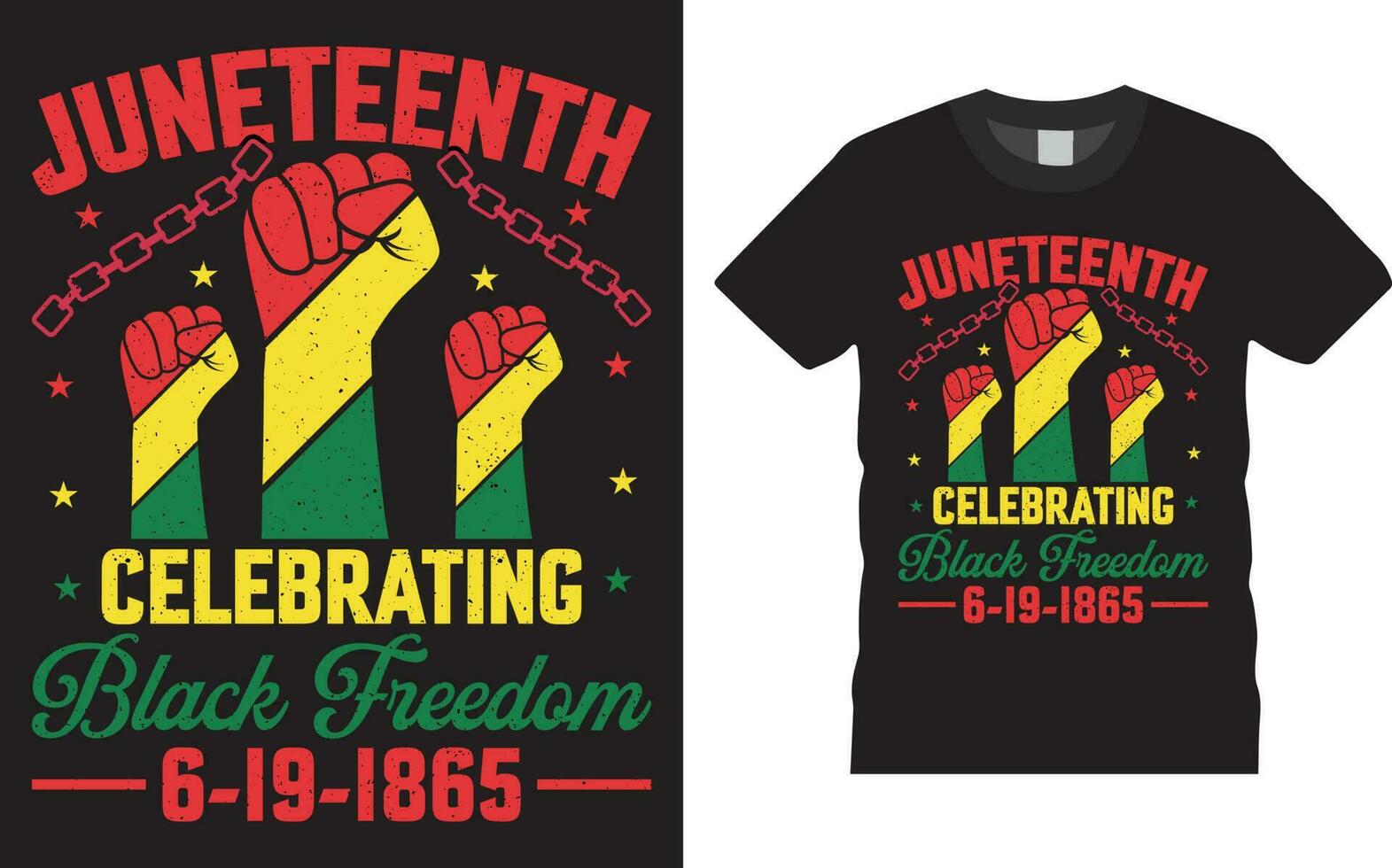 juneteenth vieren 1865 Amerikaans zwart mensen historisch vrijheid dag t-shirt ontwerp vector