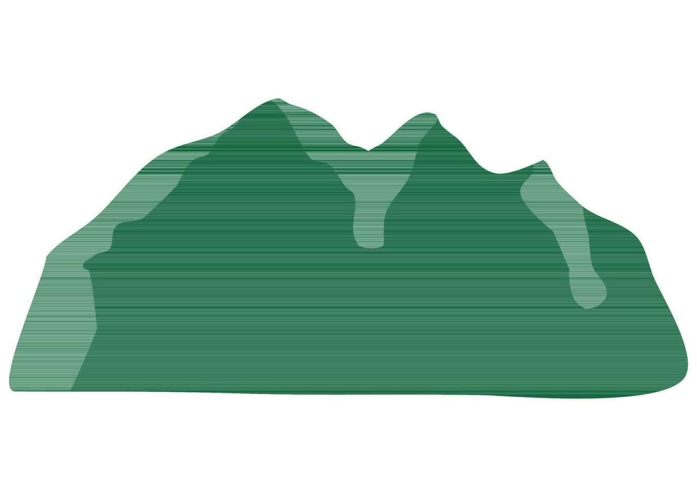 berg wandeltocht pijnboom boom groen vector