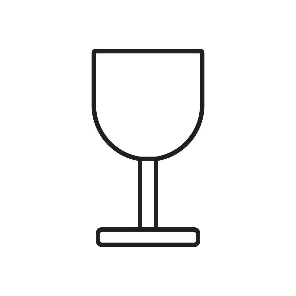 drinken glas icoon vector