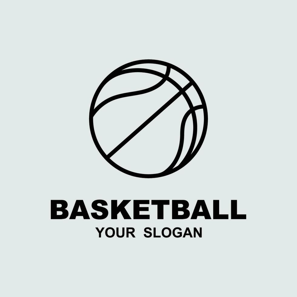 basketbal logo vector ontwerpsjabloon