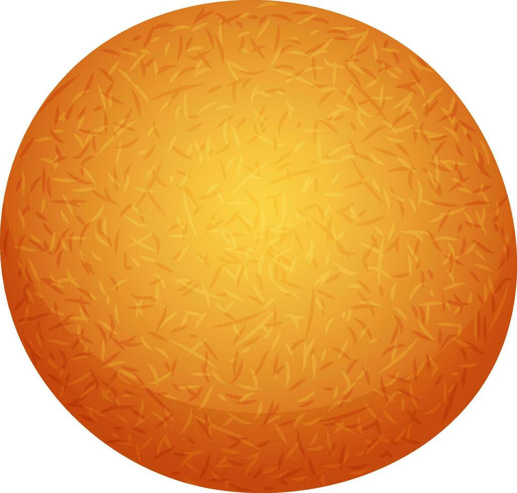 Indisch zoet laddu in oranje kleur. vector
