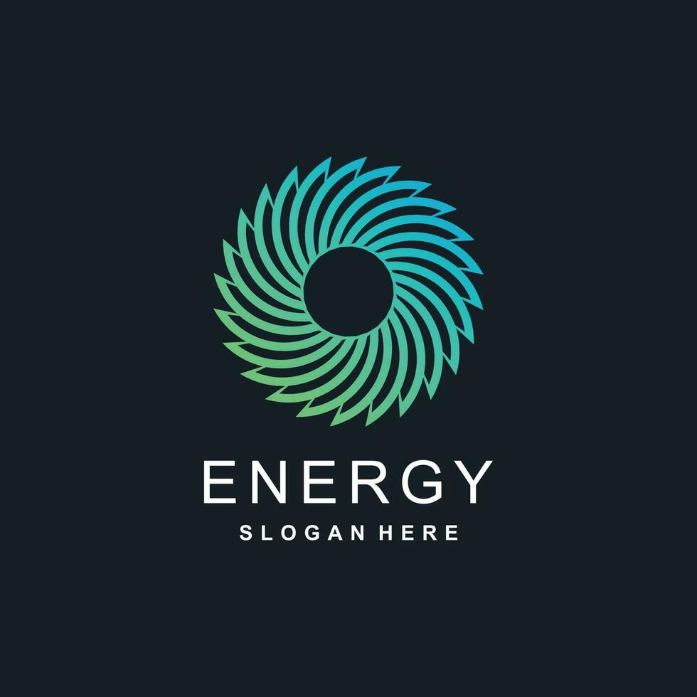 energie logo vector idee met modern abstract stijl