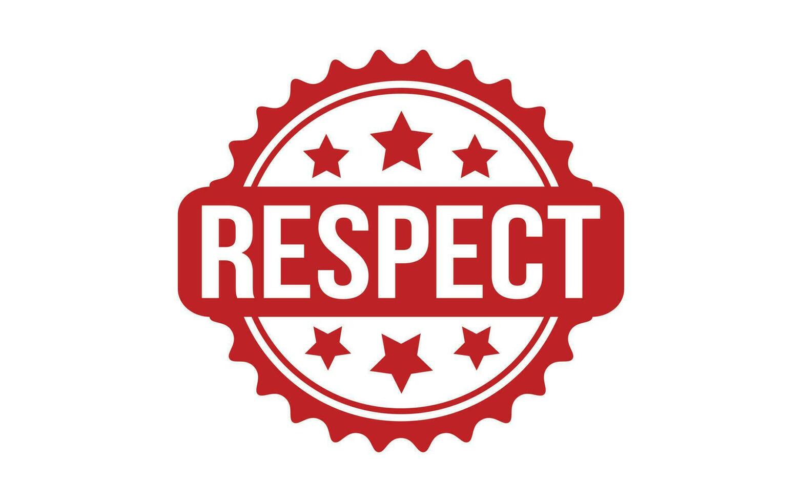 respect rubber grunge postzegel zegel vector