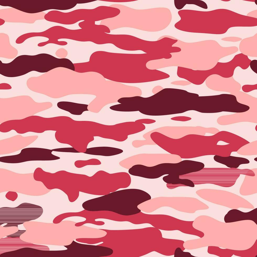 naadloos roze camouflage patroon mode roze camo structuur achtergrond abstract vector illustratie voor spijkerschrift kleding ontwerp camouflage behang, wrap, kleding stof, textiel afdrukken vector illustratie