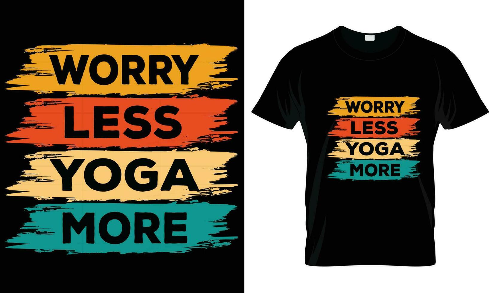 yoga t-shirt ontwerp grafisch vector. vector