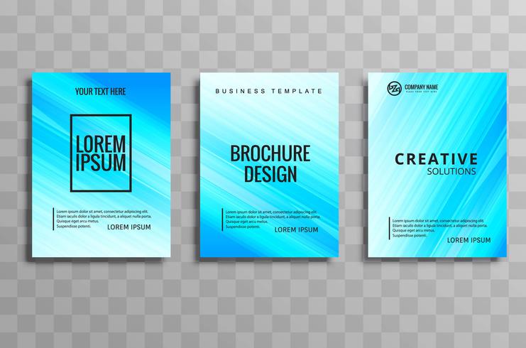 Moderne zakelijke brochure set vector