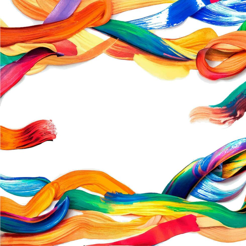 kleurrijk waterverf hand- getrokken papier structuur gescheurd geklater spandoek. nat borstel geschilderd vlekken en beroertes abstract vector illustratie.